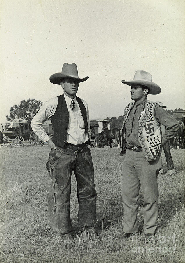 Two Cowboys 1935 Photograph by Patricia Tierney