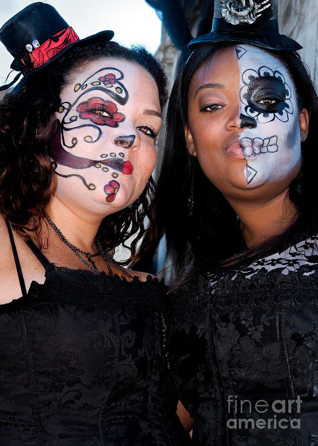 Two Faced Girls Photograph by Kathleen K Parker