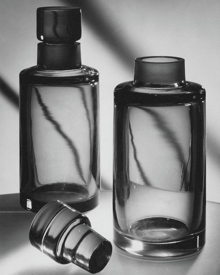 Two Glass Decanters Photograph by Peter Nyholm