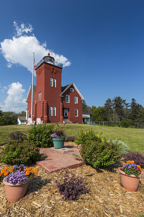 Architecture Photograph - Two Harbors MN Lighthouse 32 by John Brueske