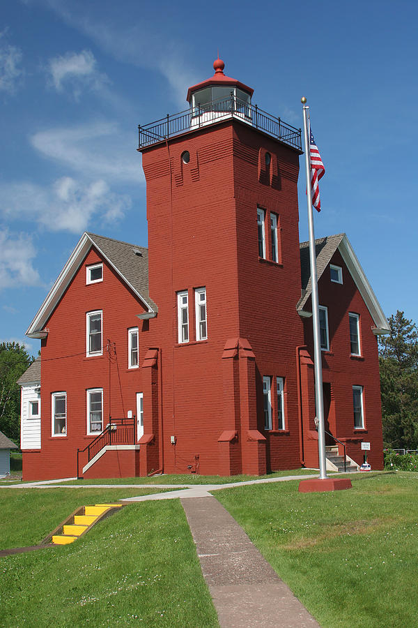 Two Harbors MN Lighthouse 5 Photograph by John Brueske - Fine Art America