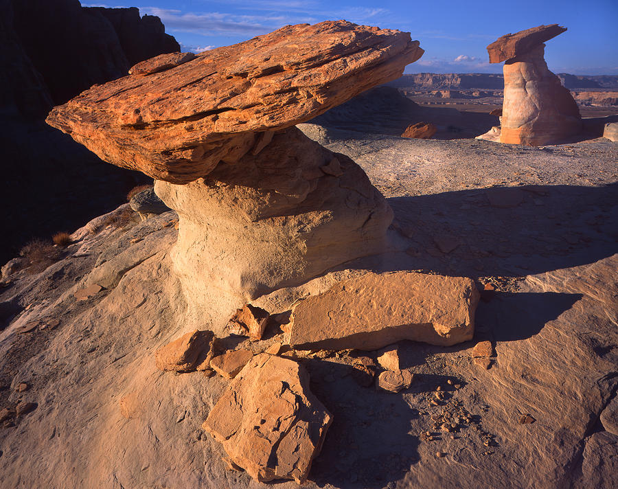 Two Hoodoos Photograph by Ray Mathis