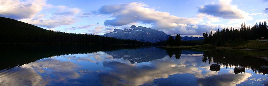 Two Jack Lake Sunset - Banff National Park, Banff, Alberta Photograph