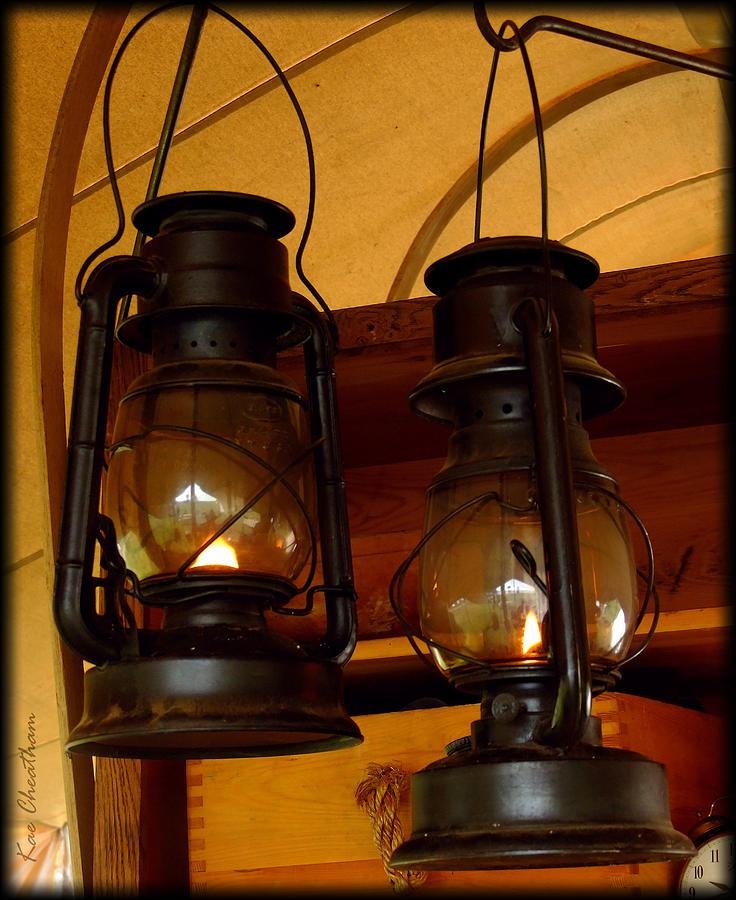 Two Lanterns Photograph by Kae Cheatham