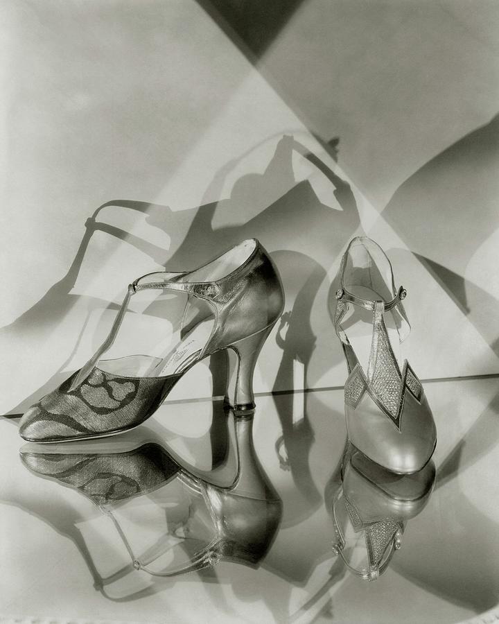 Two Leather High Heels Photograph by Edward Steichen