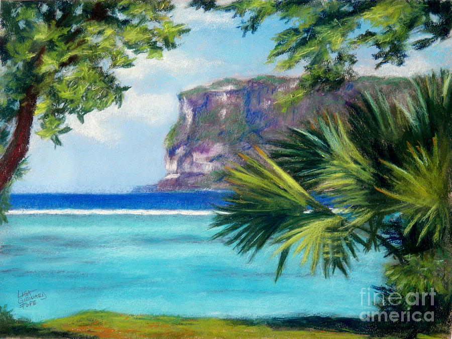Two Lovers Point no.2  Pastel by Lisa Pope