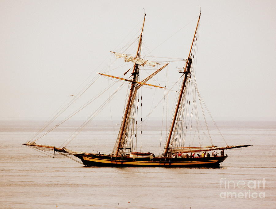 Two Mast  Tall Ship Photograph by Marcia Lee Jones