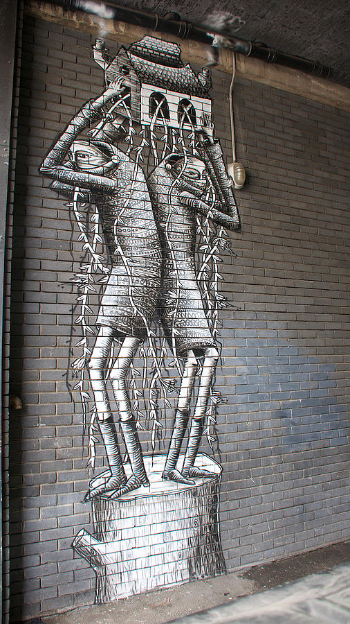 Two Men by Phlegm Photograph by David Resnikoff - Pixels