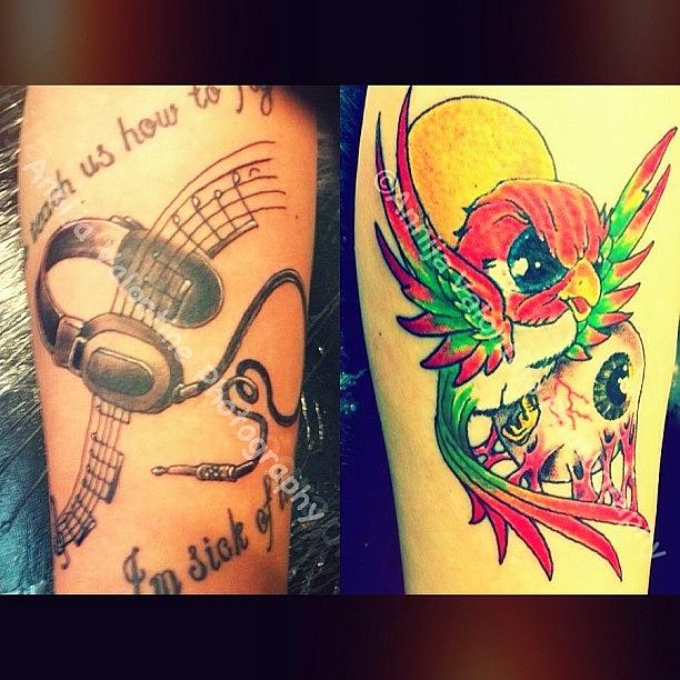 Tat Photograph - Two Of My Favourite Tattoos Of Mine :) by Annija Valontine