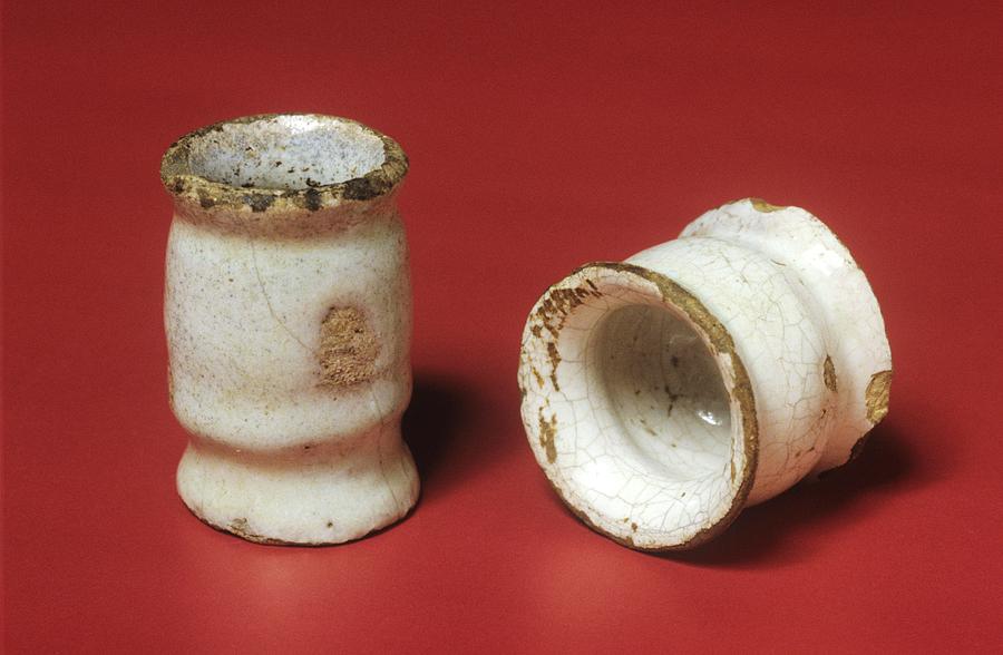 Two Ointment Pots Photograph by Science Photo Library