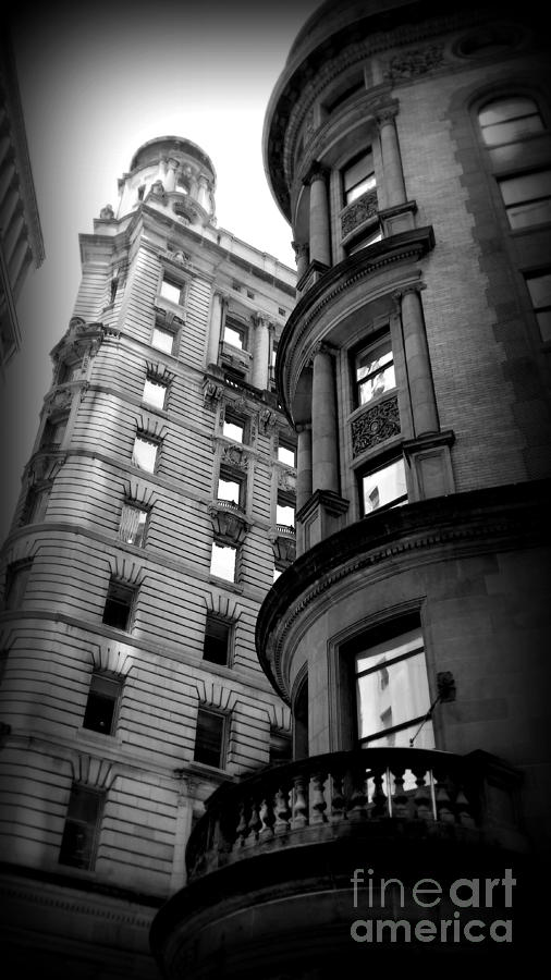 Two Old Friends - Historic Buildings in Lower Manhattan Photograph by Miriam Danar