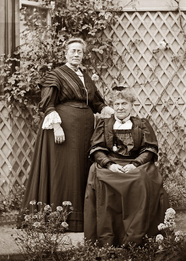 Two old ladies Photograph by Photographer unknown