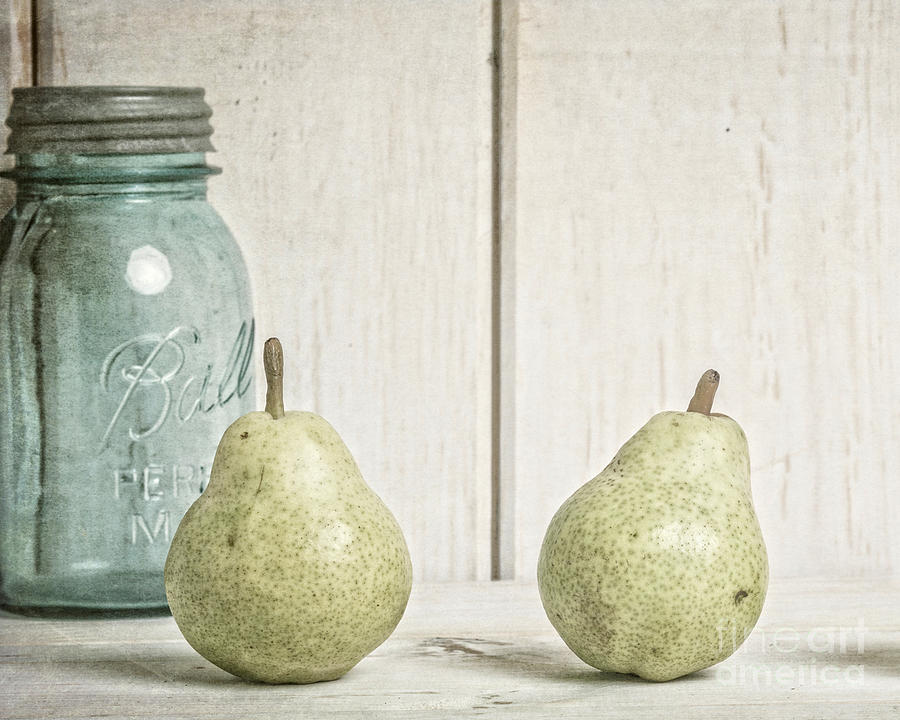Still Life Photograph - Two Pear Still Life by Edward Fielding