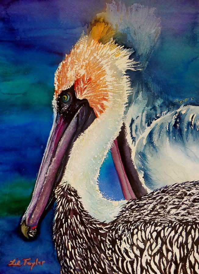 Two Pelicans Painting By Lil Taylor Fine Art America
