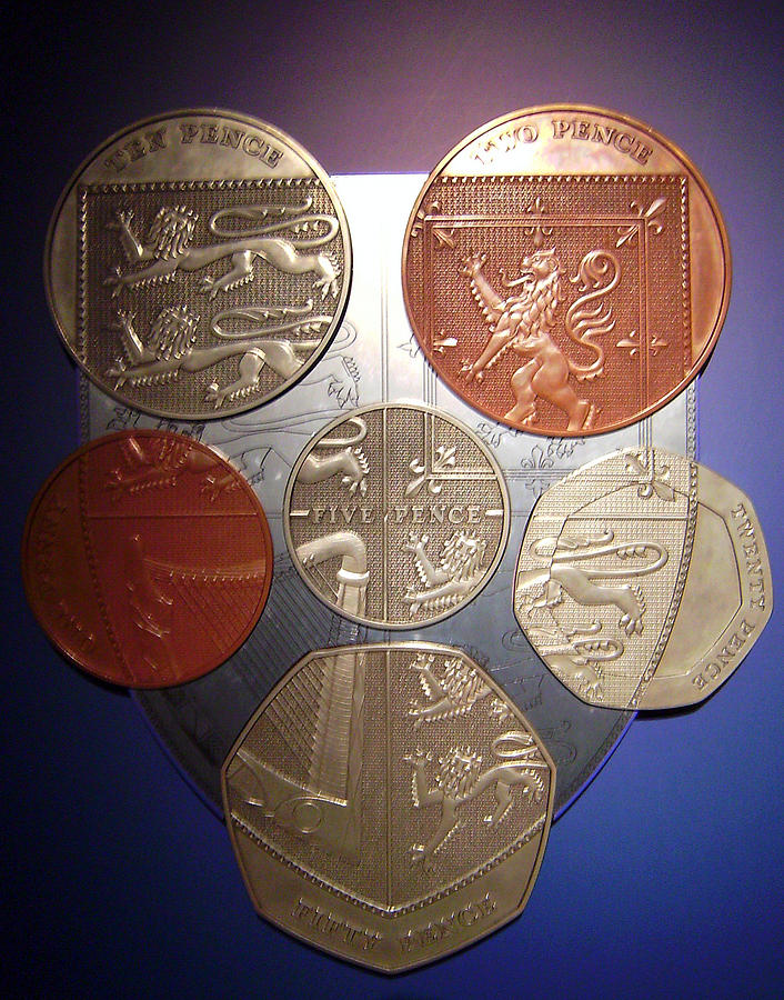 Two Pence Five Pence Ten Pence Photograph by Cathy Shiflett