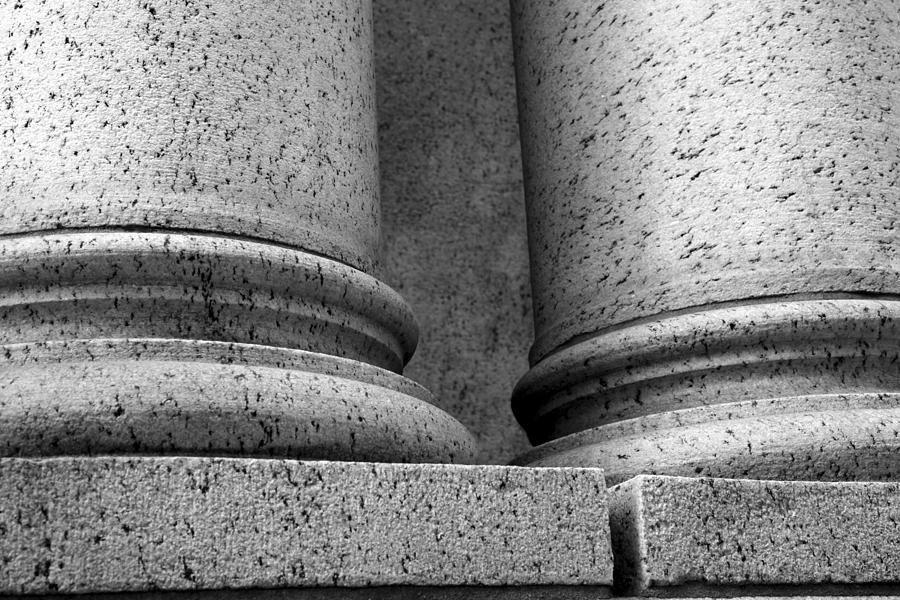Two Pillars 001 Photograph by Dorin Adrian Berbier
