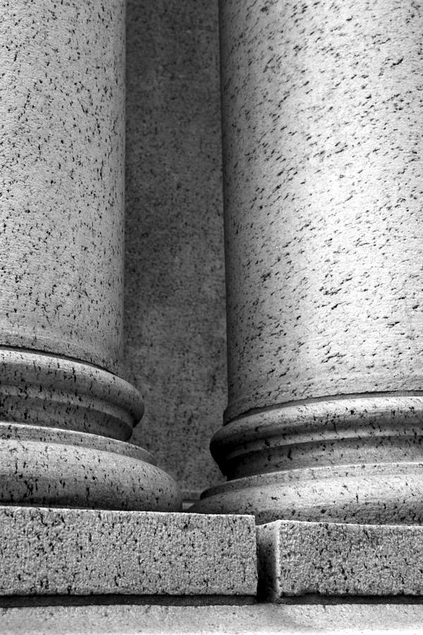 Two Pillars 002 Photograph by Dorin Adrian Berbier