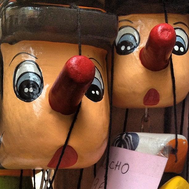 Travel Photograph - Two Pinocchios. #travel #malága by David Lynch
