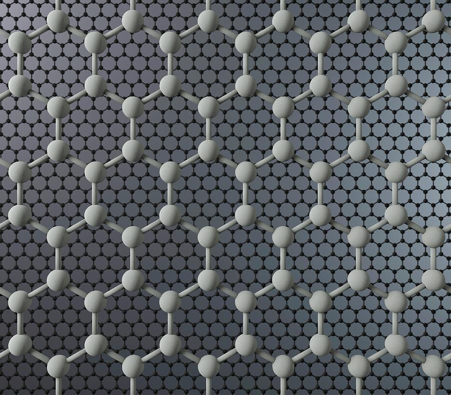 Two Sheets Of Graphene Photograph by Robert Brook