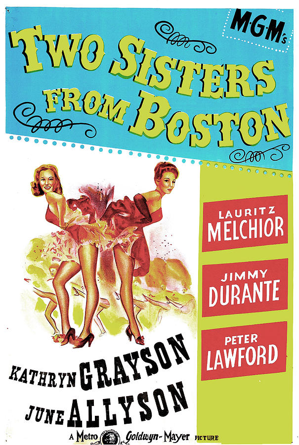 Two Sisters From Boston, Us Poster Photograph by Everett Two Sisters From Boston, Us Poster Photograph by Everett