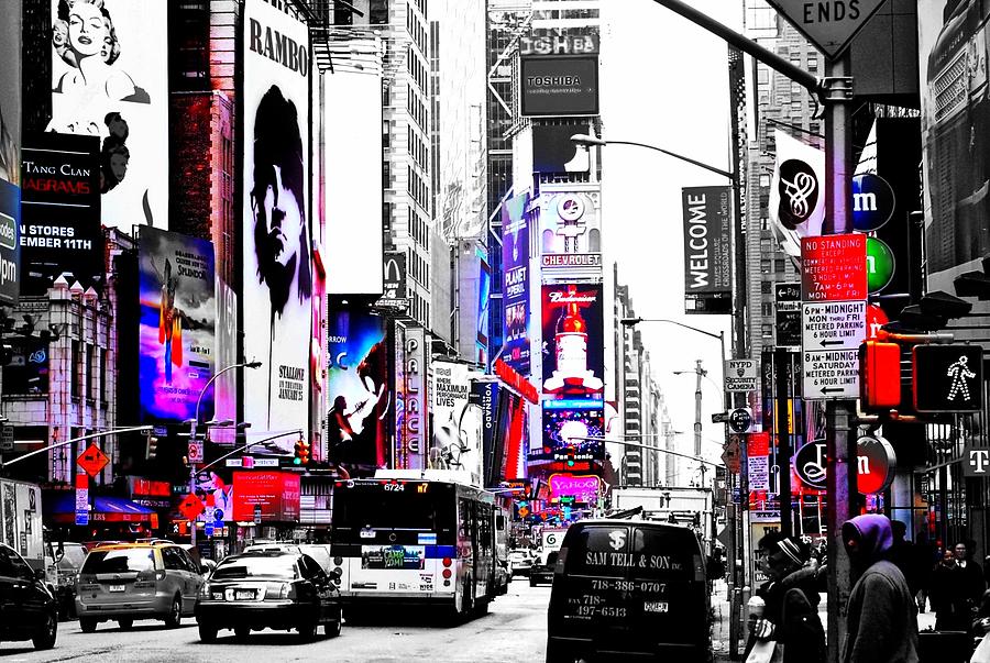 Two Times Square Equals Photograph by Diana Angstadt
