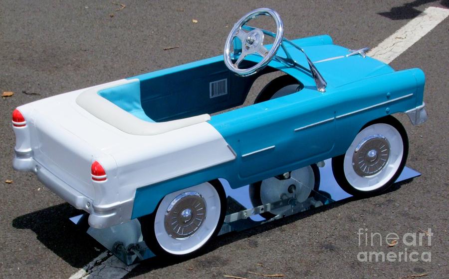 Two Tone Kiddie Car Photograph by Mary Deal