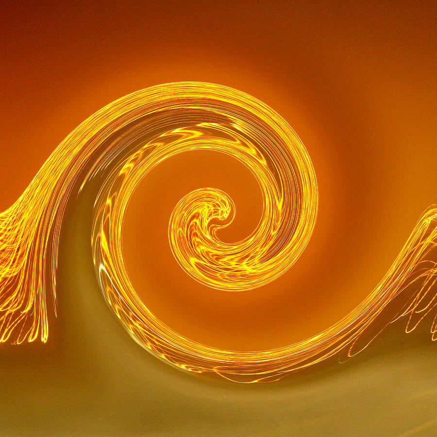 Two-toned Swirl Photograph by Art Block Collections
