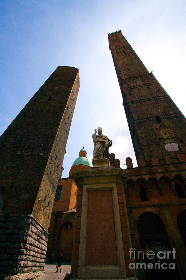 Two Towers Of Bologna Photograph by Tim Holt