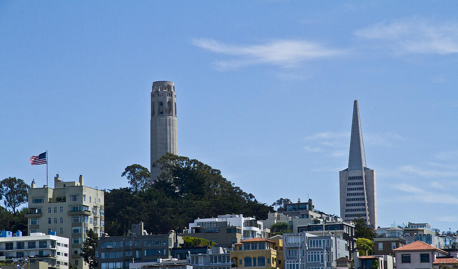 San Francisco Photograph - Two Towers by Paul Anderson