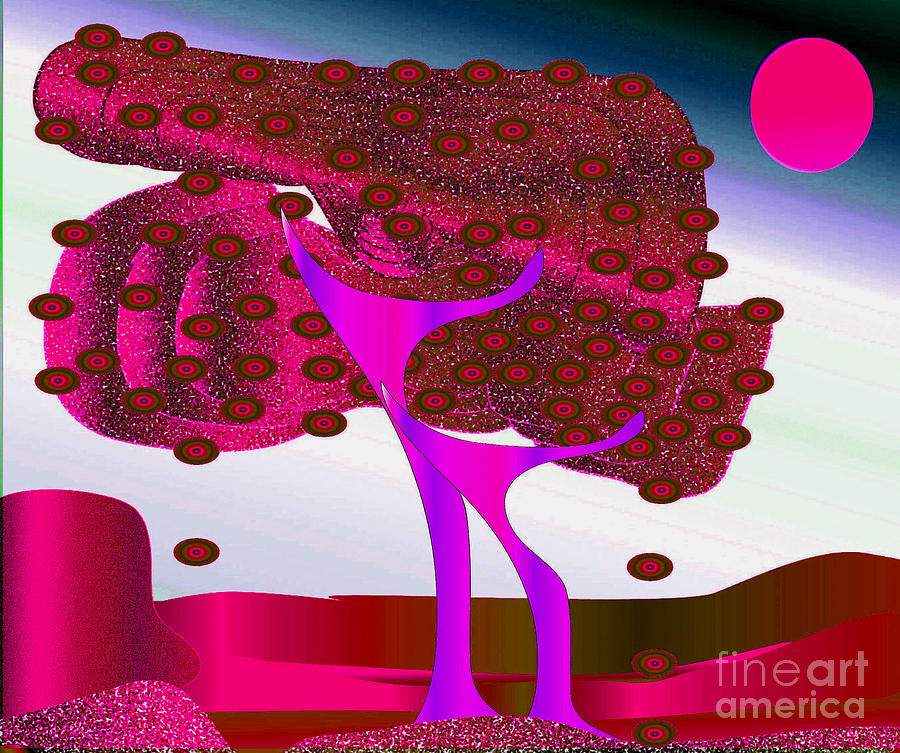 Two Trees Digital Art by Iris Gelbart