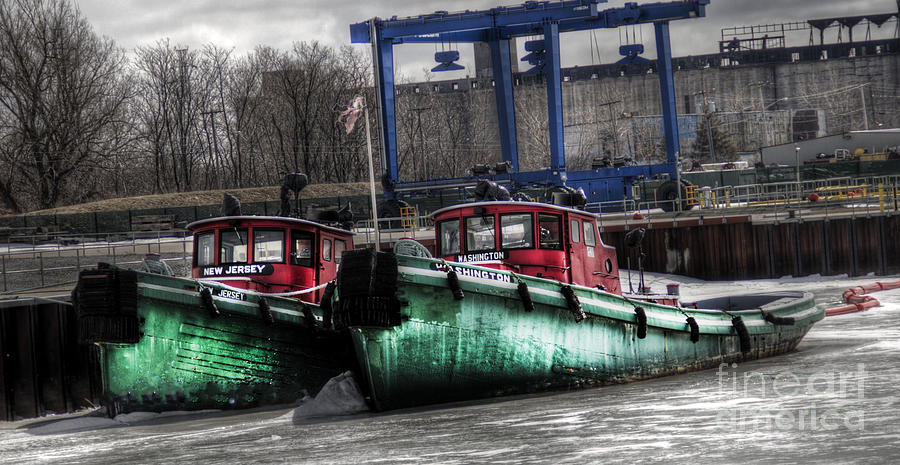 Two Tugs Photograph by Jim Lepard