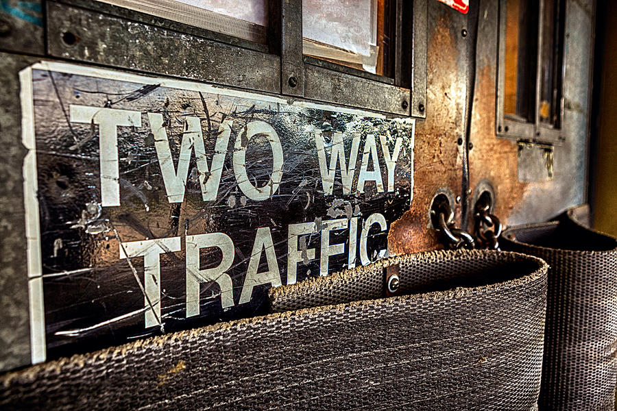 Two Way Traffic Photograph by Sennie Pierson