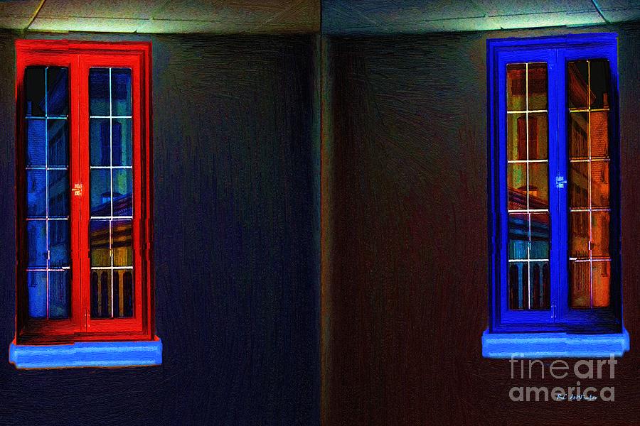 Two WIndows Painting by RC DeWinter