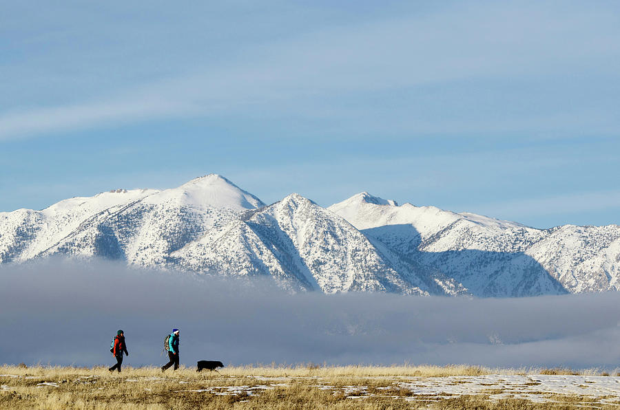 Two Women Hiking In The Sierra Photograph by Corey Rich | Fine Art America