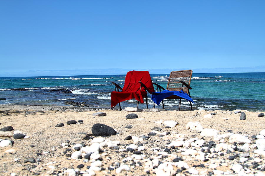 Twogether at Makalawena Beach Photograph by Theresa Ramos-DuVon