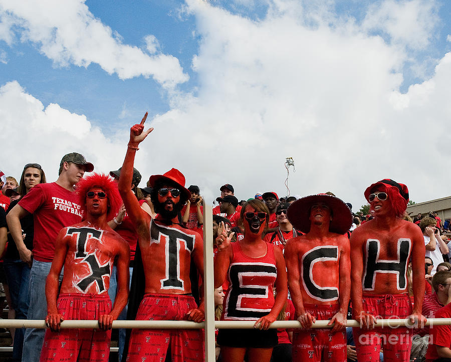 Texas Tech Red Raiders Photograph - TX TECH Red Raiders by Mae Wertz