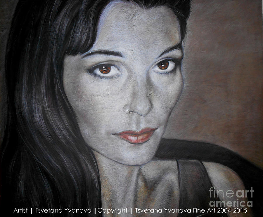 Ty Portrait Painting by Tsvetana Yvanova - Fine Art America