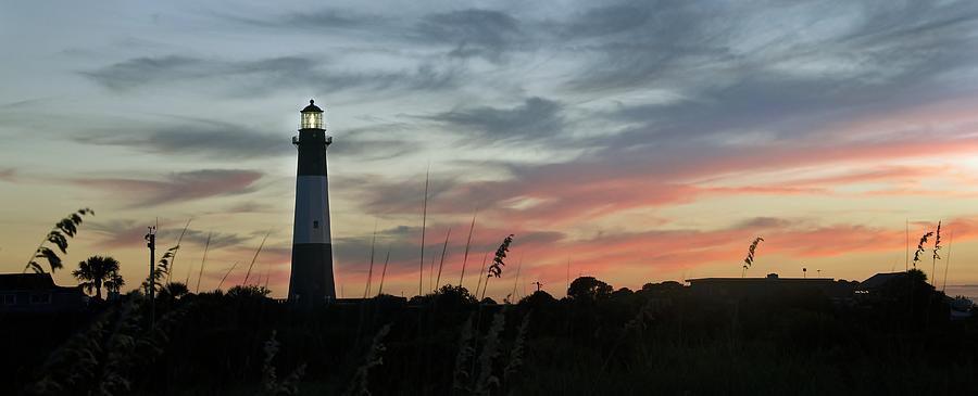 Tybee Island Sunset Silhouette Photograph by Robert Stephens