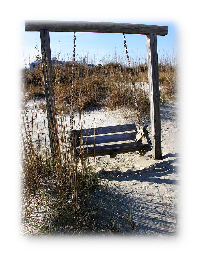 Tybee Island Swing with Me Photograph by Jacqueline M Lewis