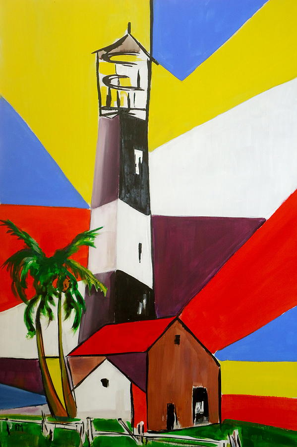 Tybee Lighthouse II Painting by Pete Maier