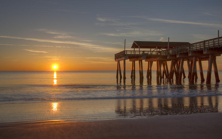 Beach Photograph - Tybee Sunrise by Stephen Gray