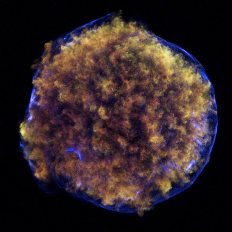 Nasa Photograph - Tycho supernova remnant  by Nasa