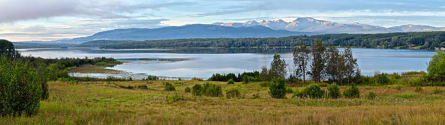 Tyhee Lake Panorama Photograph by Mary Lee Dereske