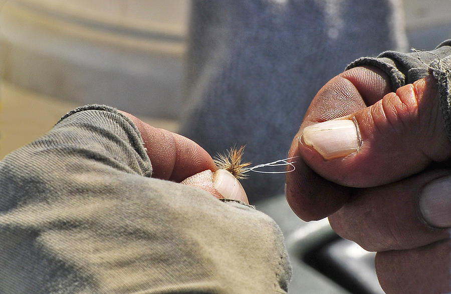 Tying Flies for Snake River Cutthroat Trout Photograph by Ginger Wakem