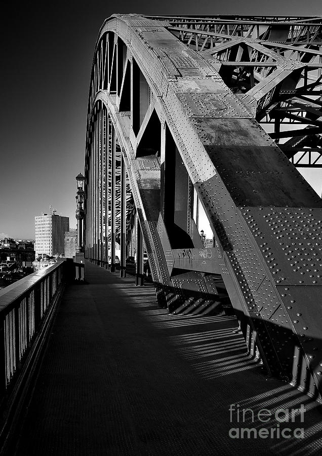 Tyne Bridge Monocrome Photograph by Martyn Arnold