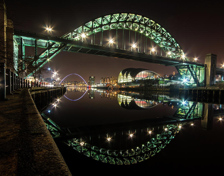 Tyne To Reflect Photograph by Richard Goddard