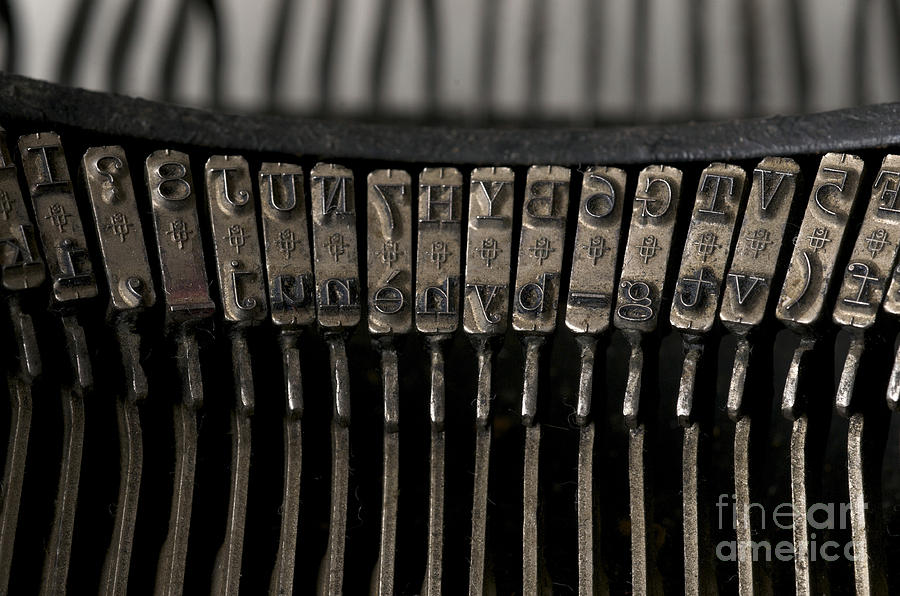 Vintage Photograph - Typewriter by Bernard Jaubert