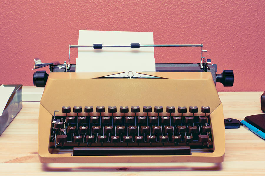 Typewriter Photograph by Enjoy!
