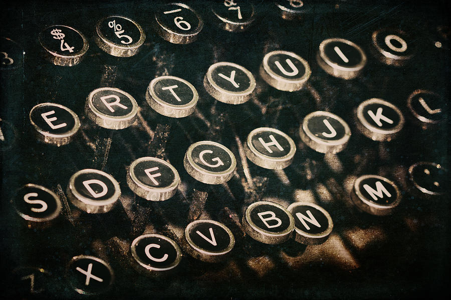Typewriter Keys Photograph by Pam  Holdsworth