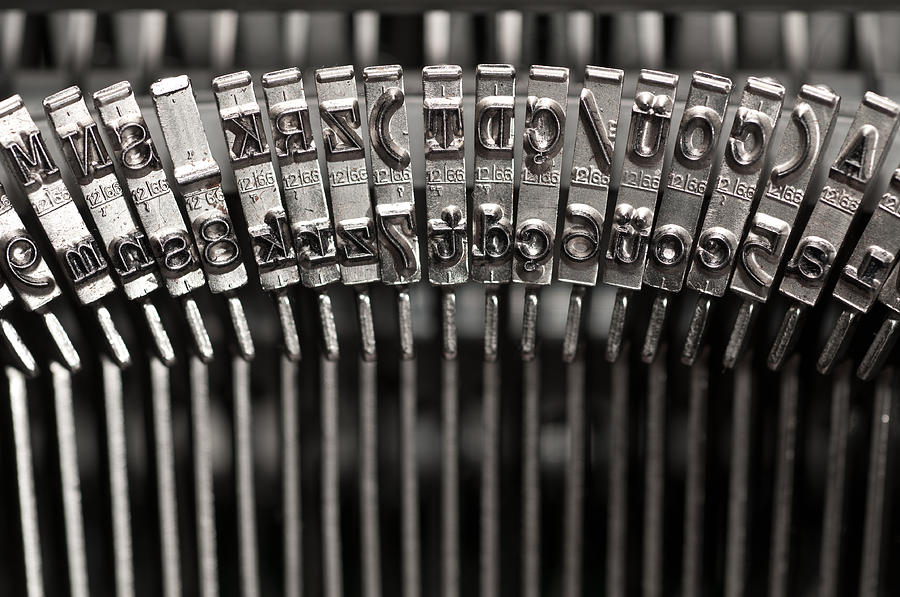 Abstract Photograph - Typewriter by Klenger